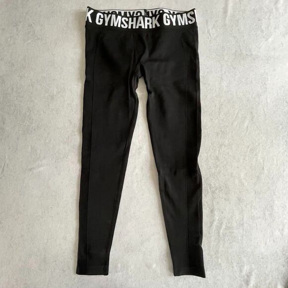Gymshark Flex High Waisted Leggings Womens Size XS Black Butt Lifting Activewear - Picture 1 of 10